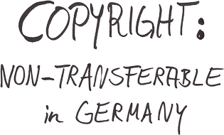 Copyright: non-transferable in Germany