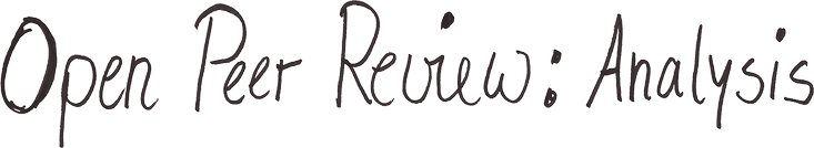 Open Peer Review: Analysis