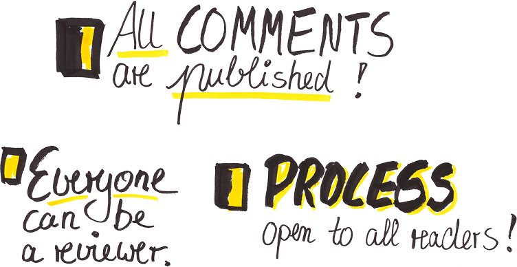 All comments are published. Everyone can be a reviewer.